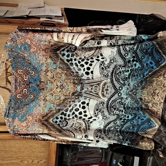 STYLE & CO. 2X multicolored top - Picture 3 of 4